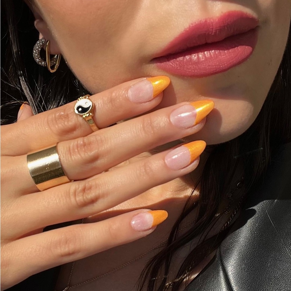 *Retired* Color Street: Nourish the Need | Bright Orange Shimmer Summer Tropical - Picture 6 of 14